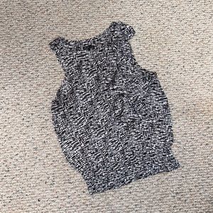 YDE tank top w smock waist and ruffles